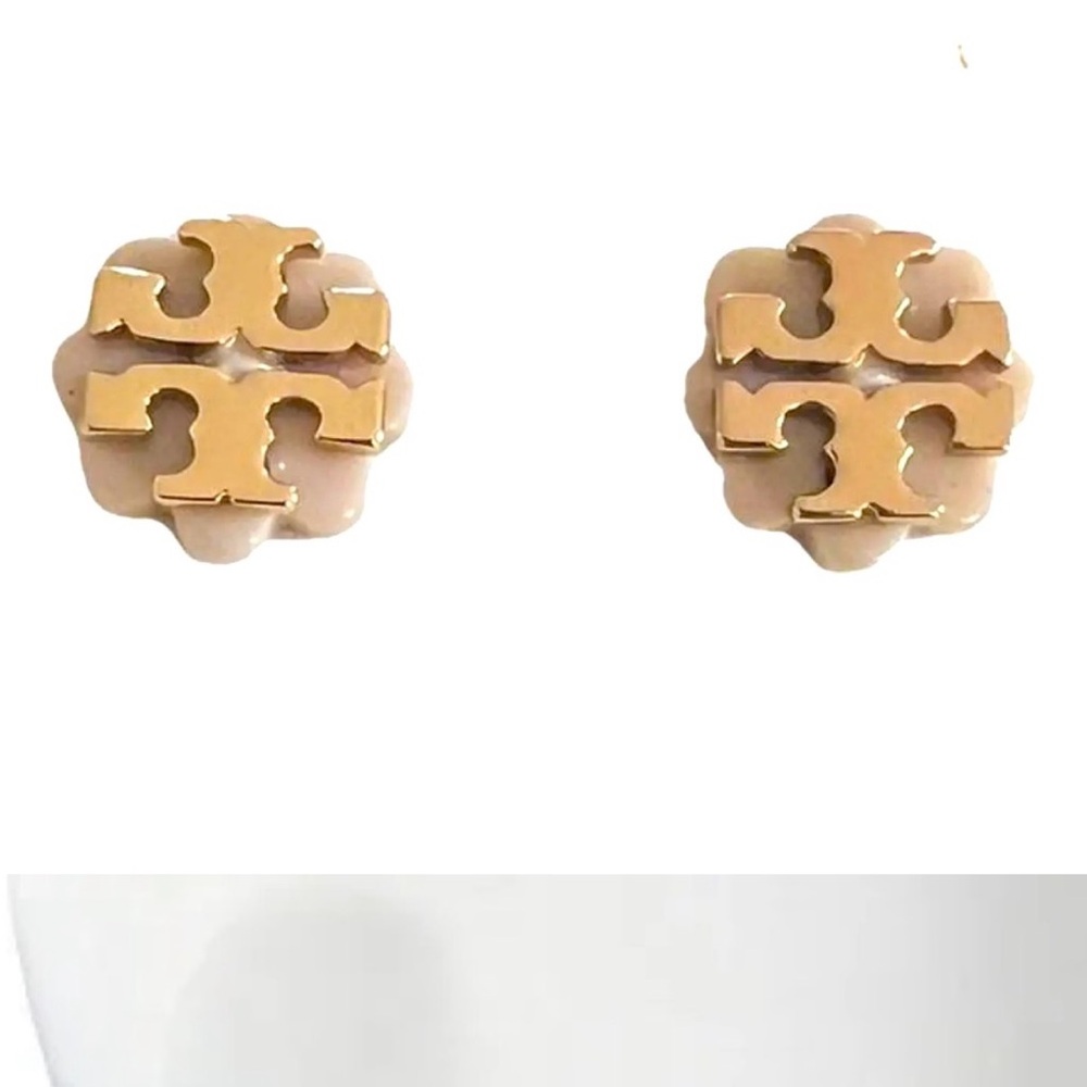 Tory Burch Cream Earrings